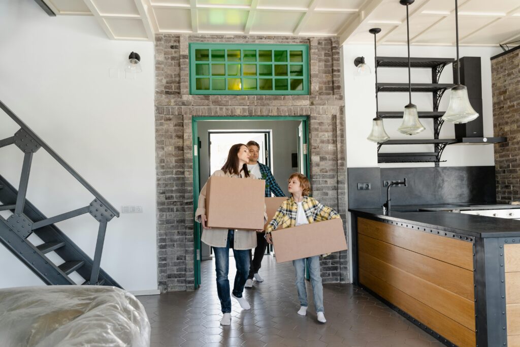 Family in New Hendersonville Home